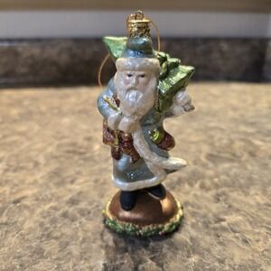 Vintage Department 56 Old Time Santa Claus Christmas Ornament No Box~ 5 Inches‎